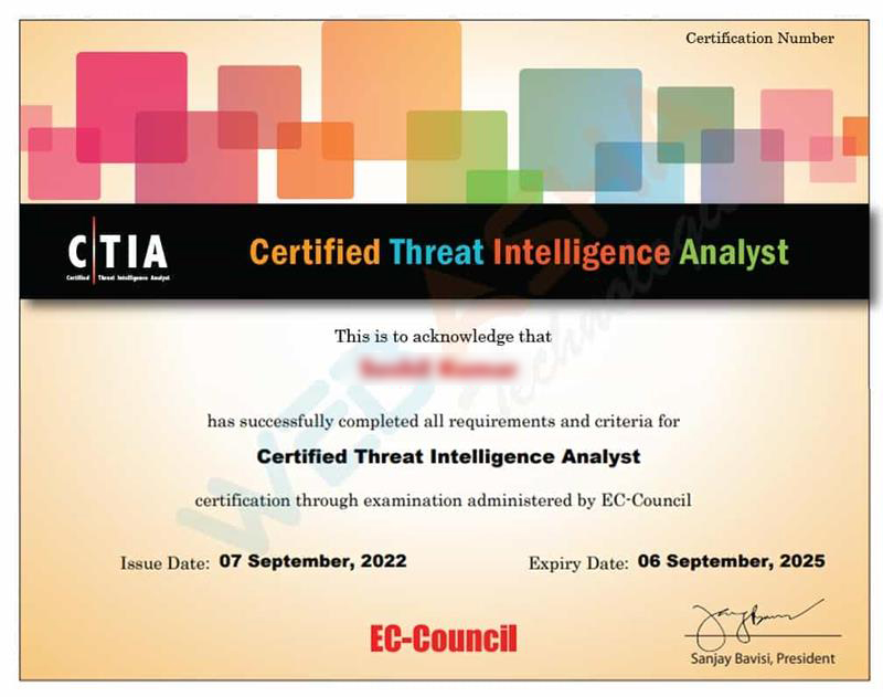 CTIA Certificate