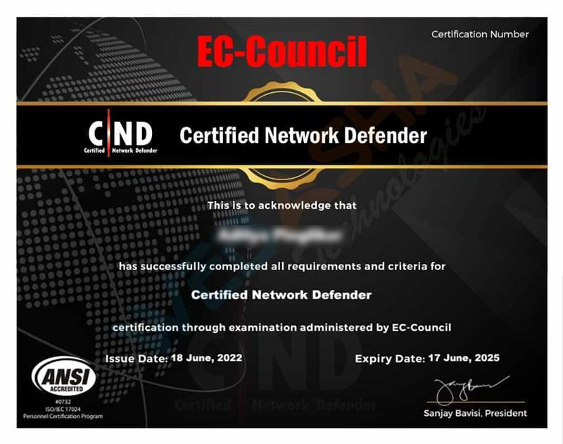 CND v2 Certificate