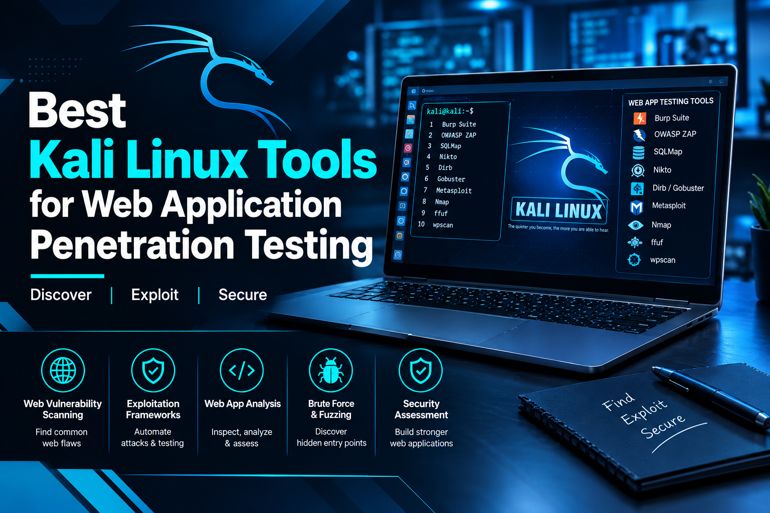 Best Kali Linux Tools for Web Application Penetration Testing