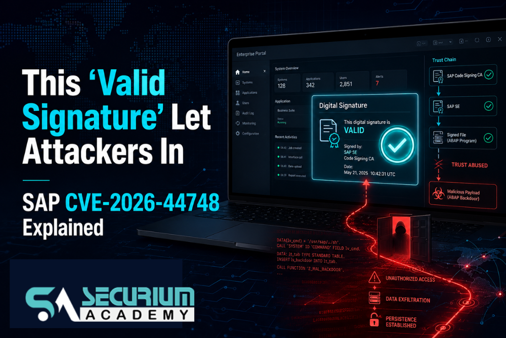 This ‘Valid Signature’ Let Attackers In: SAP CVE-2026-44748 Explained