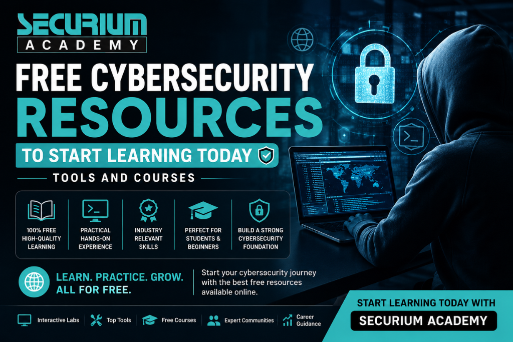 Free Cybersecurity Resources to Start Learning Today  Tools and Courses