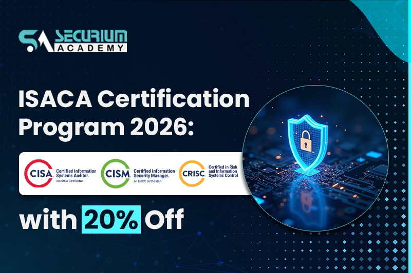ISACA Certification Program 2026: CISA, CISM, CRISC with 20% Off